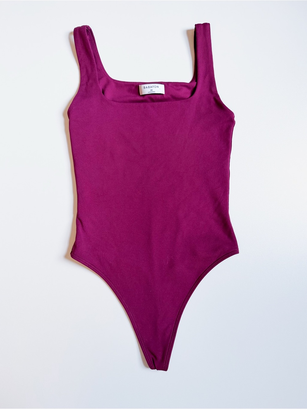 Babaton Deep Magenta One-Piece Bodysuit